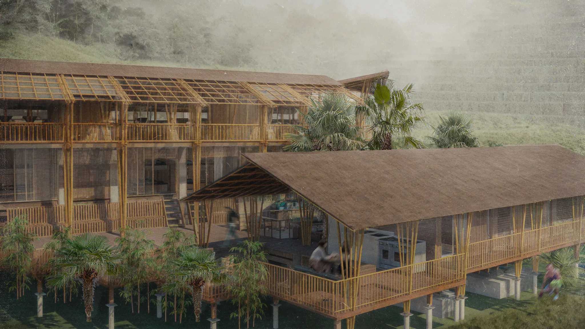 The project and its setting among the golden terraces of Banaue
