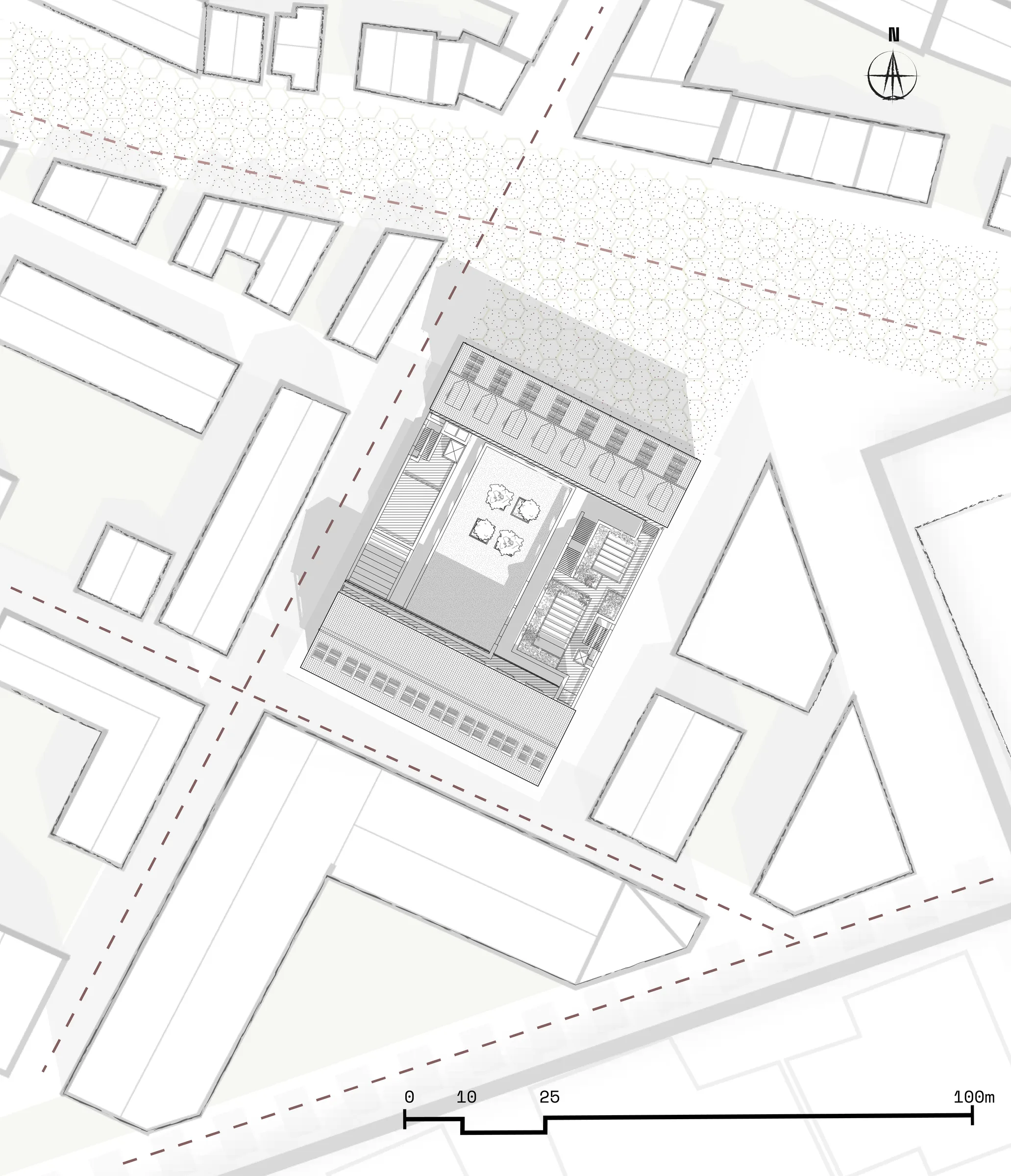 Site plan of the project