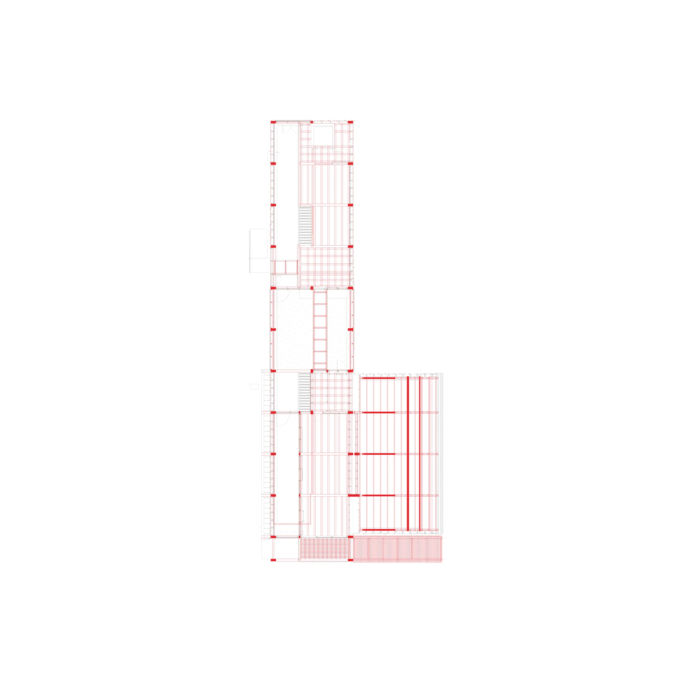 Structural plan — ground floor