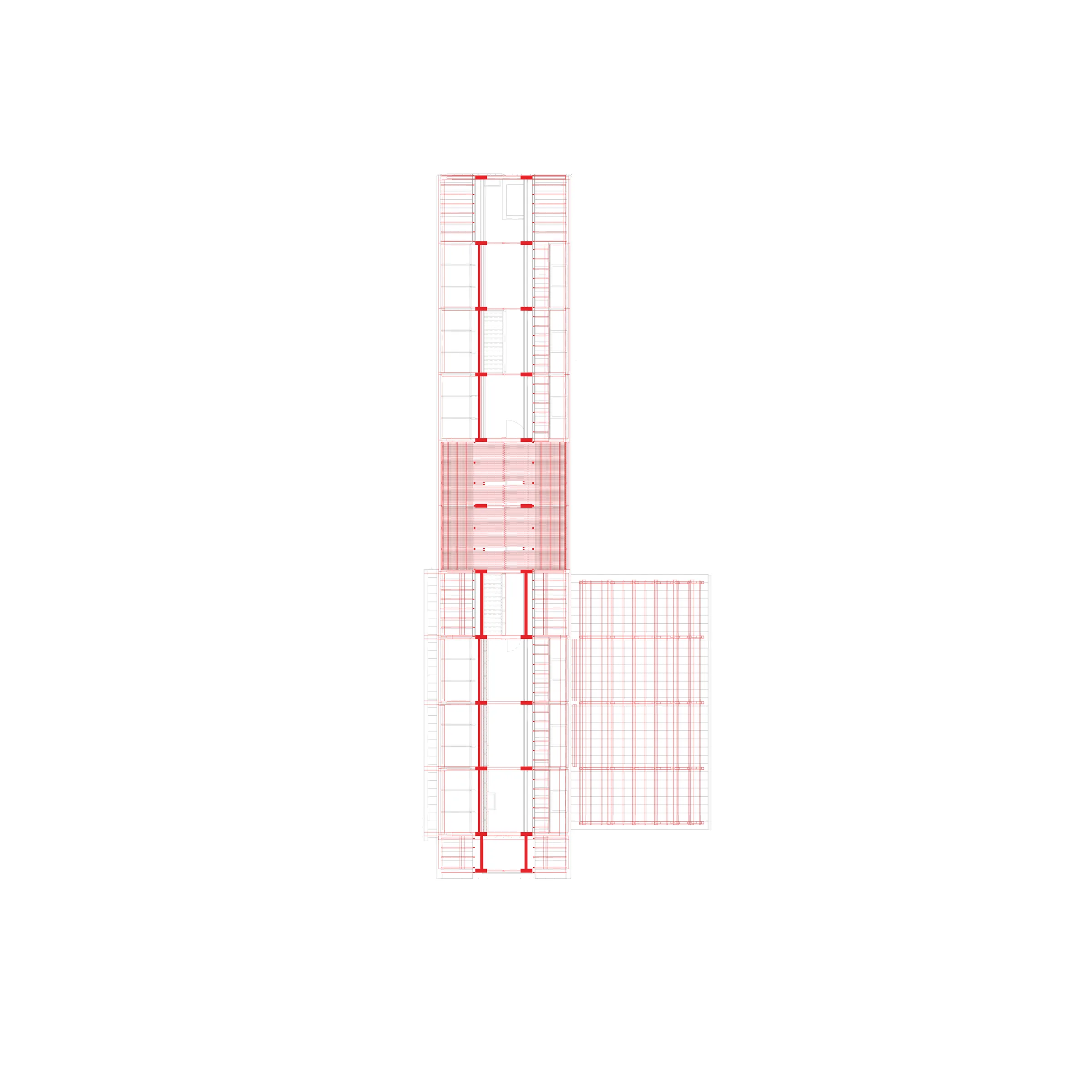 Structural plan — first floor