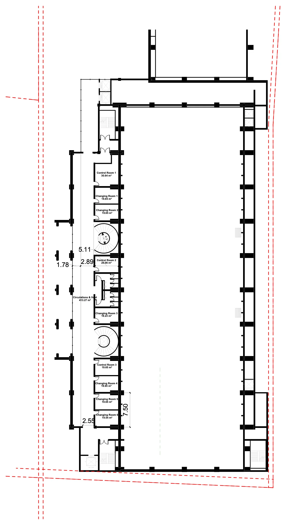 First-floor plan