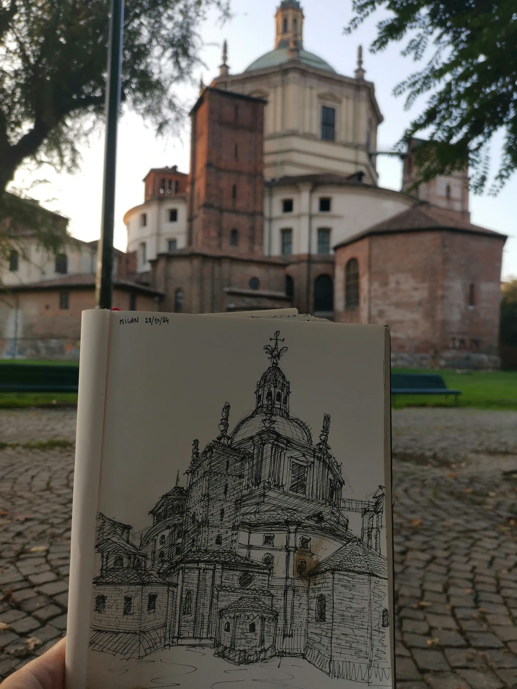 Italie _ Milan _ 28.10.24 _ Basilica di San Lorenzo
