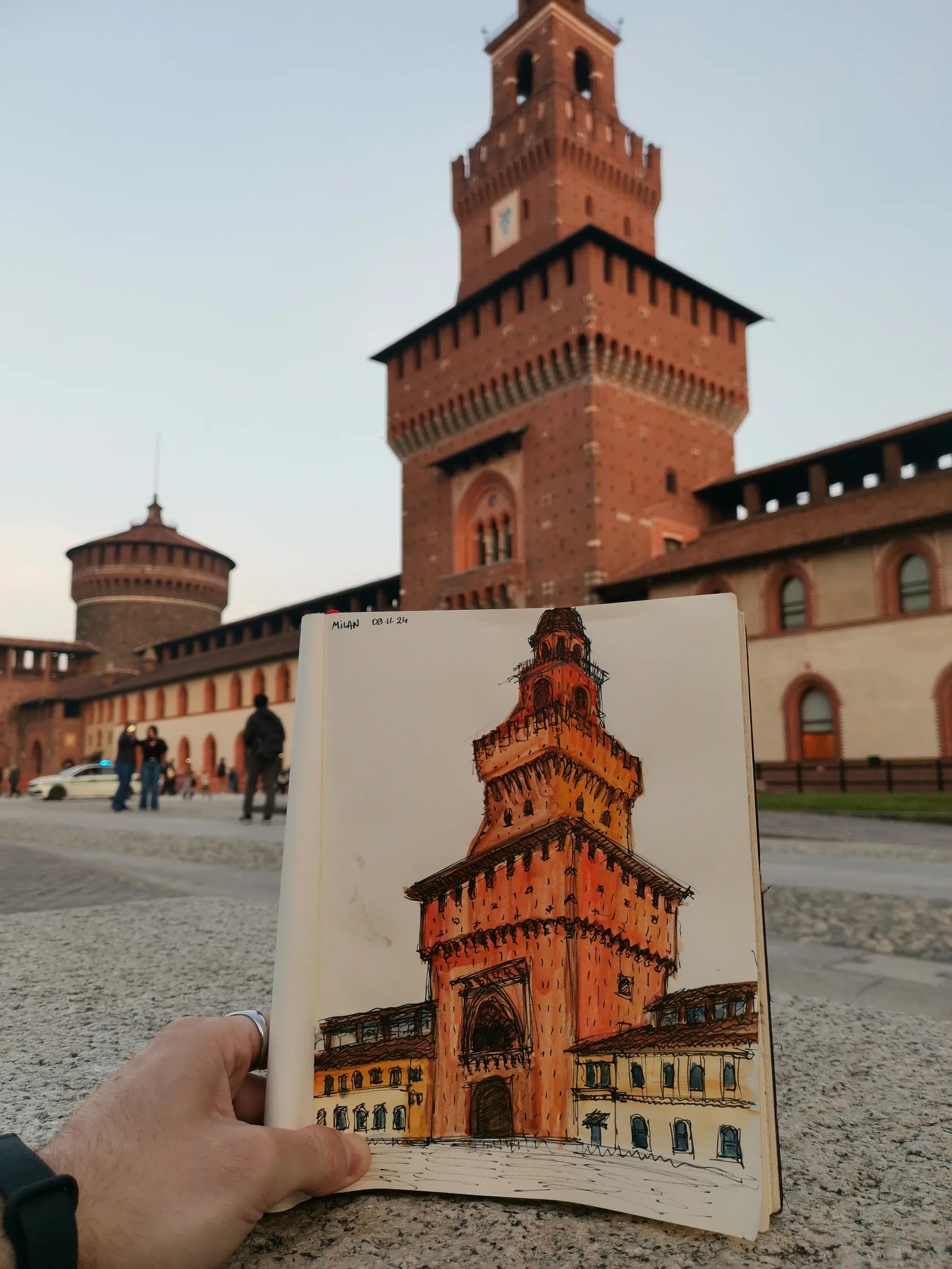 Italie _ Milan _ 09.11.24 _ Castello Sforzesco