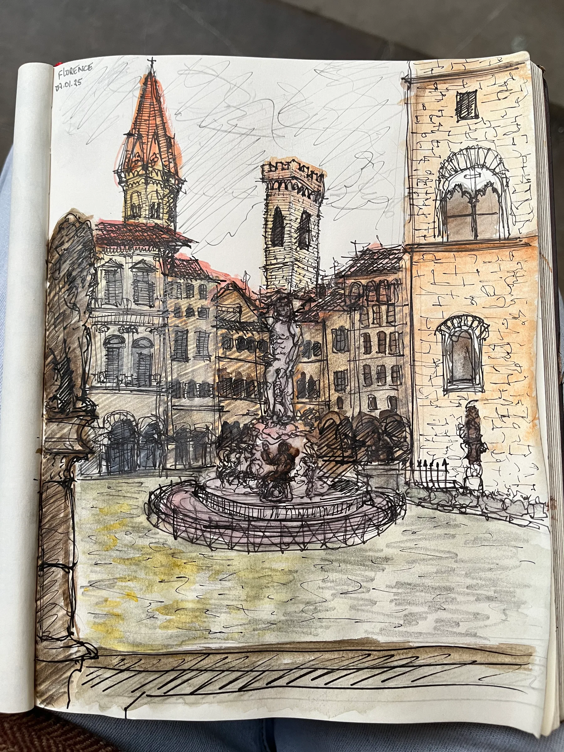 Italie _ Florence _ 07.01.25 _ Piazza della Signoria