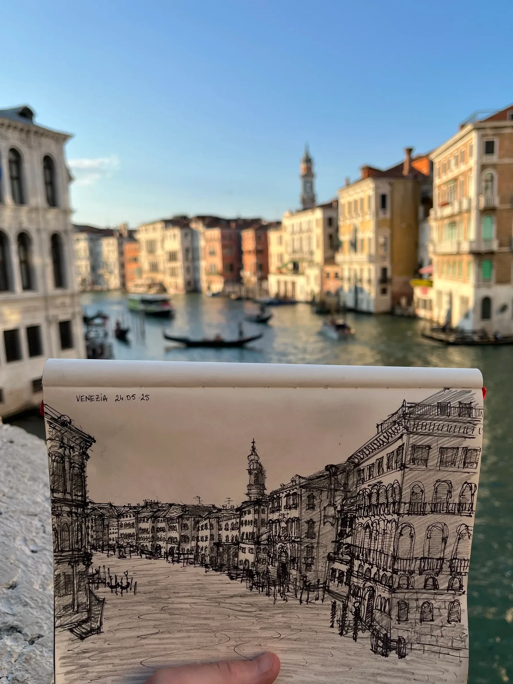 Italie _ Venise _ 24.05.25 _ Grand Canal depuis le pont du Rialto