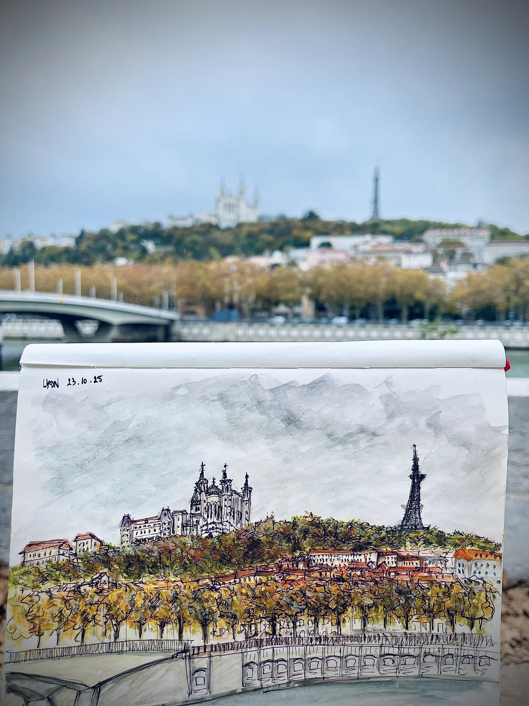 France _ Lyon _ 23.10.25 _ Colline de Fourvière